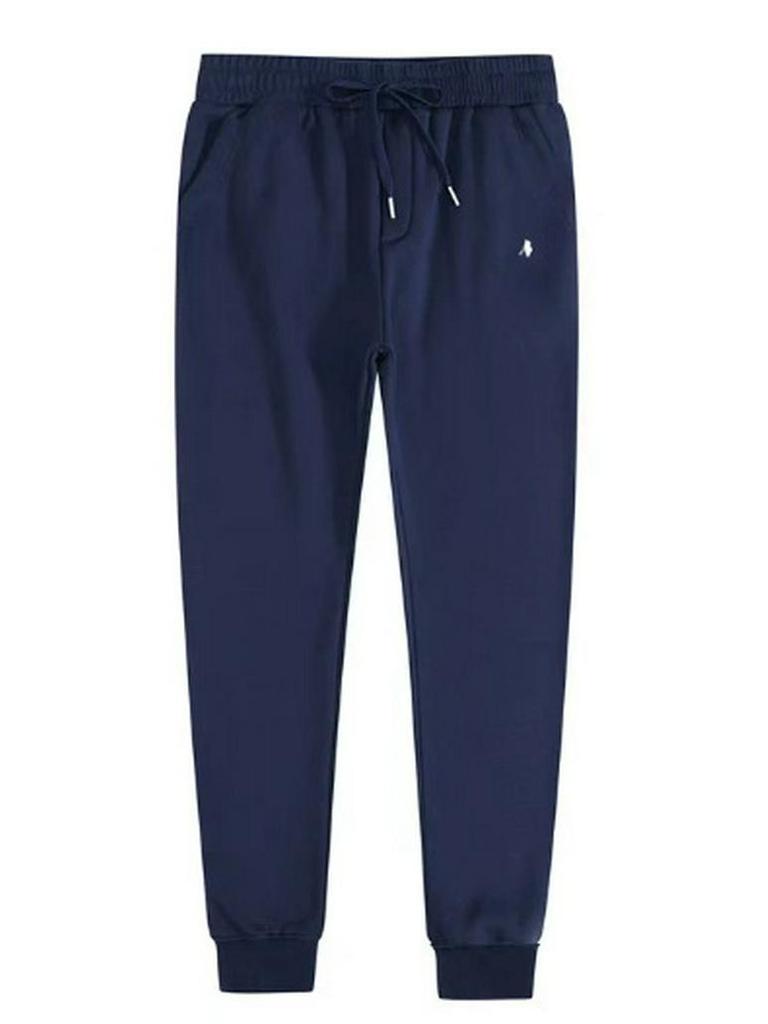 Men's Plush Lined Hooded Sweatshirt, Embroidered Loose Fit, Autumn/Winter Polo Style, Plus Size, RL Design