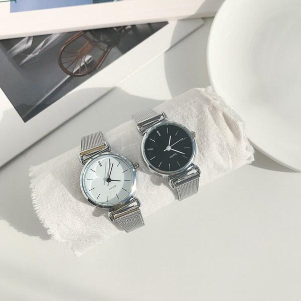 Женские металлические наручные часы Someday Mesh с чехлом Blue City Daily, популярные корейские часы