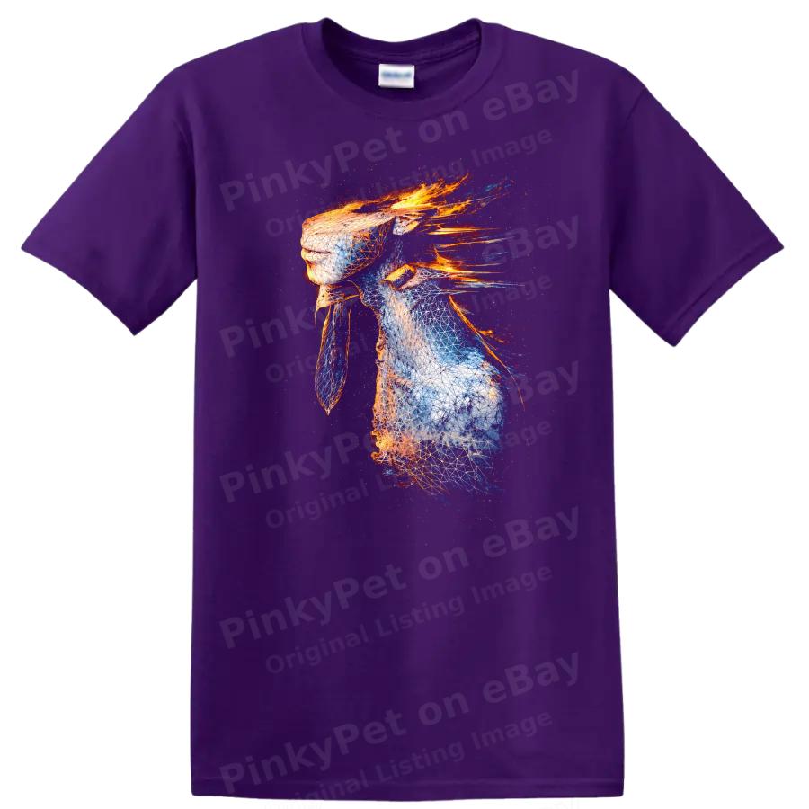 Vintage Classic Rock Graphic T Shirt Abstract Art w/ Colorful Design Tee