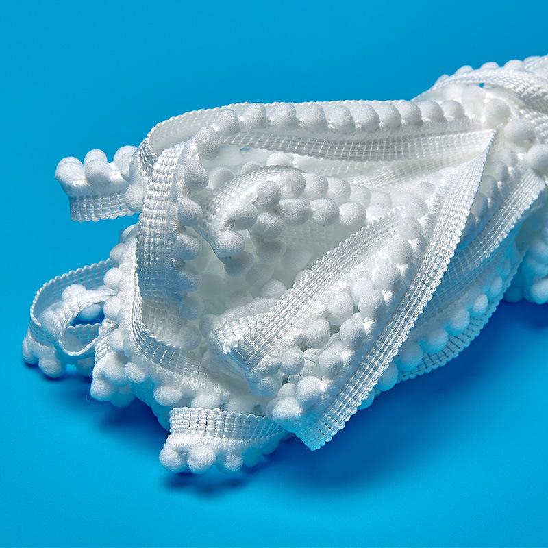 Мяч для ванны с кружевной окантовкой 1,3 см для самостоятельного изготовления одежды, штор и ковров