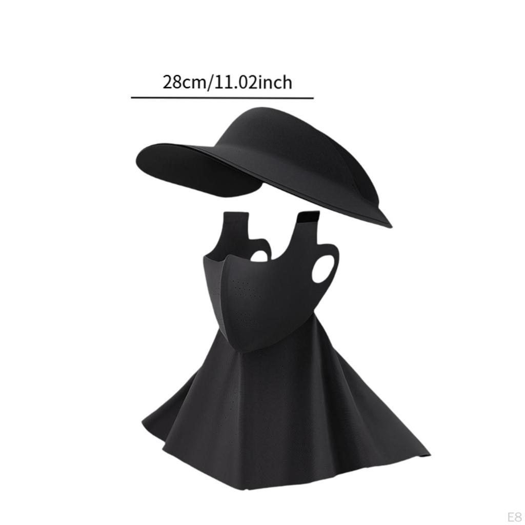 Солнцезащитная шляпа для лица, дышащая, охлаждающая, летняя, женская, для осмотра достопримечательностей