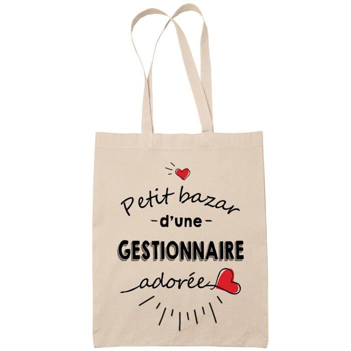 Tote bag - PLANETEE - Gestionnaire adorée femme - Coton - Imprimé en France - Anses solides