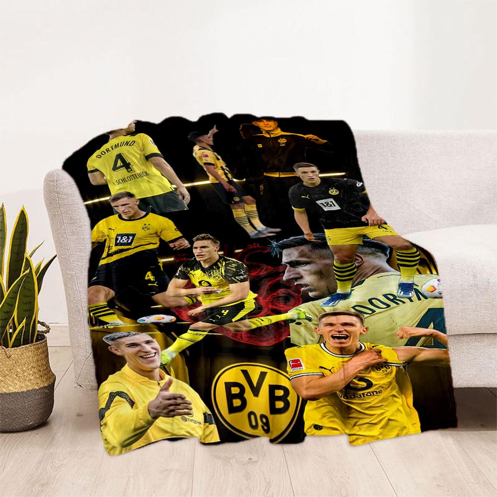 Borussia Dortmund Blanket Soft Cozy Great For Bed Sofa Office For All Seasons Digital Print Ideal Gift For Birthday Valentine'S Day