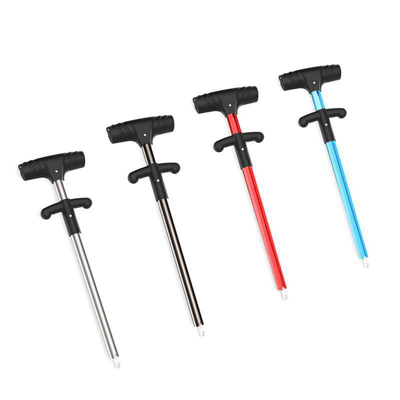 1 шт., инструмент для удаления рыболовных крючков, средство для удаления рыболовных приманок, алюминиевый съемник крючков для трубок, портативный экстрактор для рыболовных крючков Vissen