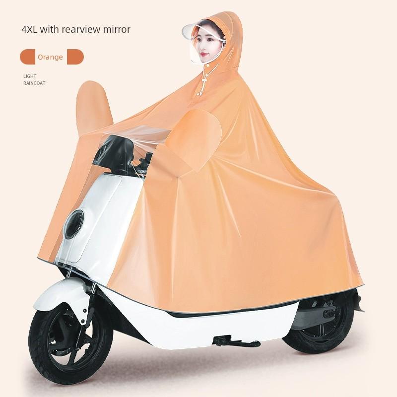 Women's Full Body Cycling Special Extra Large Raincoat Electric Car