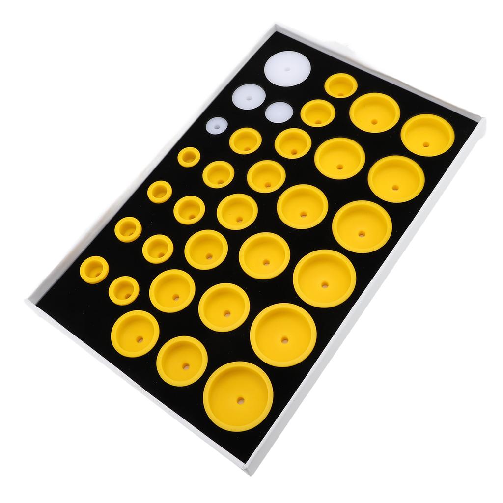 Набор пресс-форм для закрытия задней крышки часов 33 матрицы Стальной инструмент для ремонта Профессиональный инструмент для запрессовки задней крышки часов для часов 6173 6175