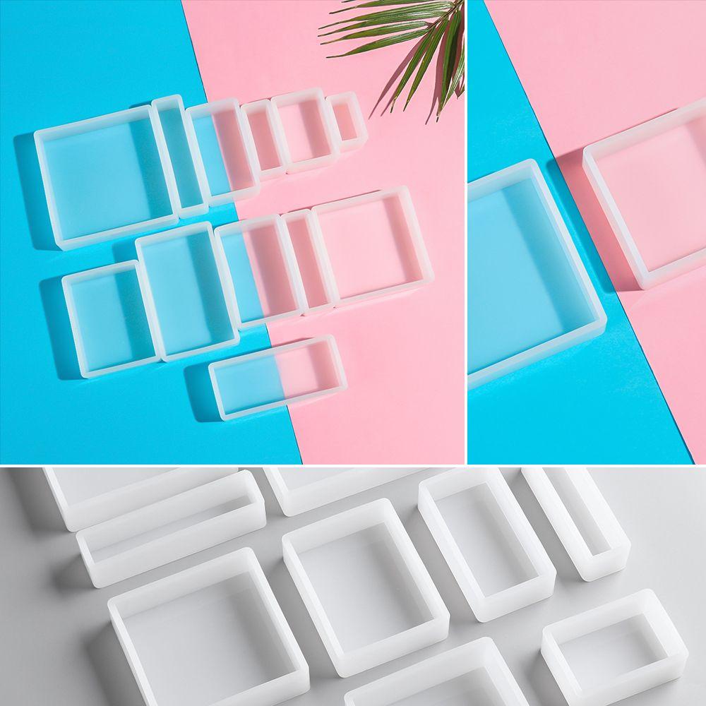 DIY Craft Crystal Pendant Resin Mold Cube Molds Jewelry Making Tools Silicone Mould
