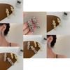 Elegant Irregular Geometric Alloy Earrings For Women Trendy Summer Fashion