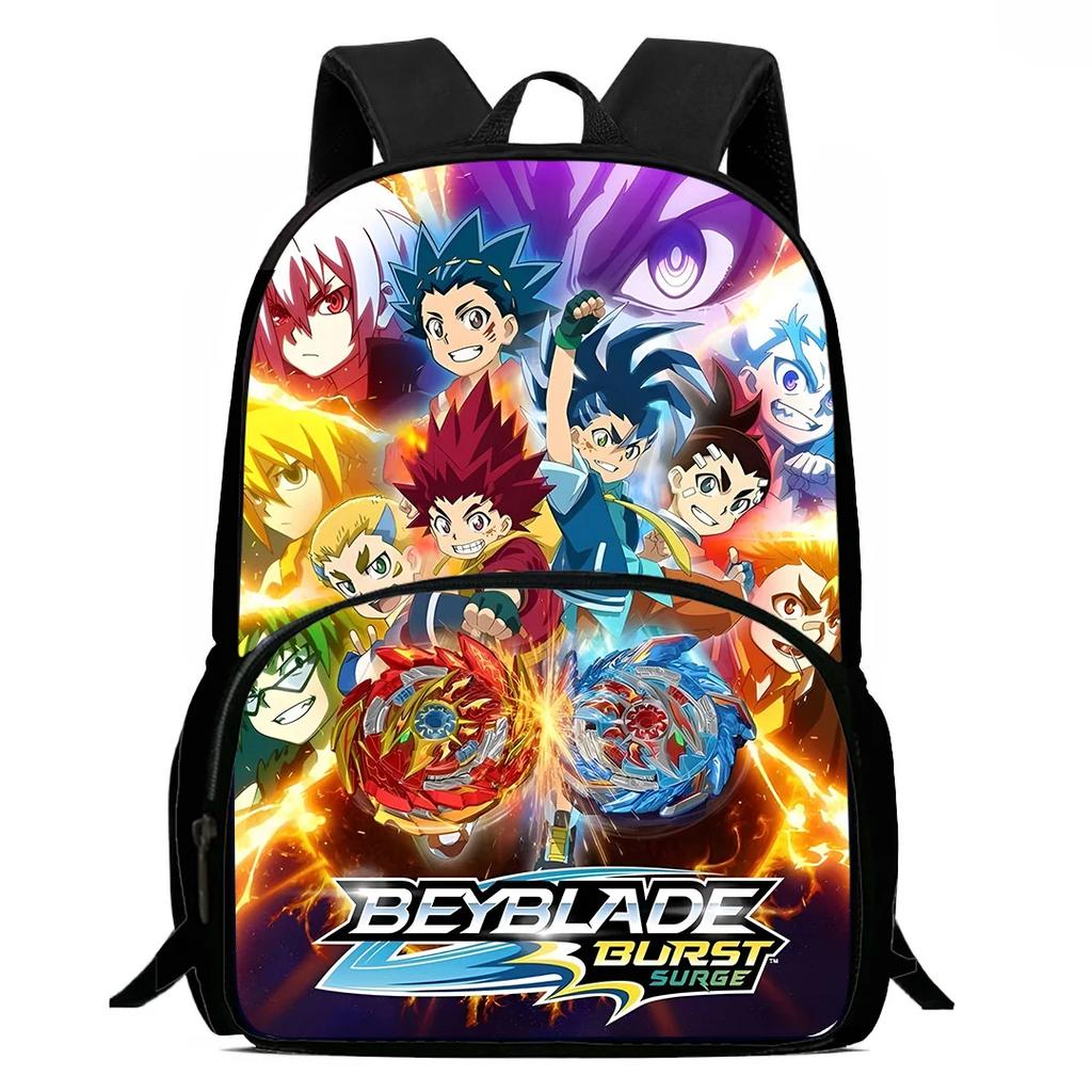 Kids Backpacks Anime Beyblades Boys and Girls Student Birthday Gift Child School Bags Large Capacity Camping Durable Rucksack