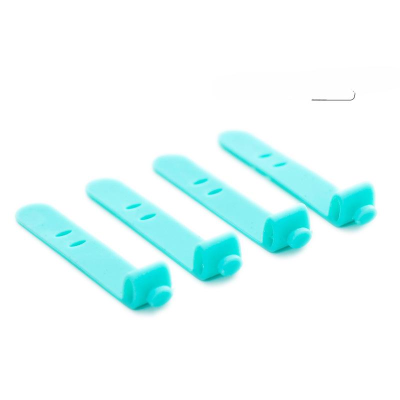 4 силиконовых ремешка для предотвращения потери наушников, мягкая лента для хранения кабеля передачи данных, органайзер для кабеля, намотчик проводов