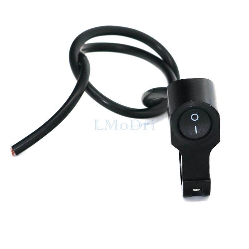LMoDri мотоциклетные переключатели на руль 7/8 дюйма, противотуманные фары, аварийный выключатель тормоза для спорта, грязи, электрического велосипеда, прерыватель