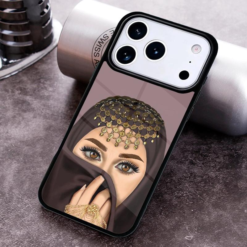 Арабская женщина в никабе Лицо чехол для iPhone 17 16 15 14 13 12 11 Pro Max Plus 17Air Мягкий силиконовый чехол