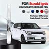 Ремонтный маркер для краски автомобиля для SUZUKI IGNIS 2000-2025, аксессуары для ремонта царапин краски, серый, оранжевый, черный, синий ZAM, желтый, серебристый