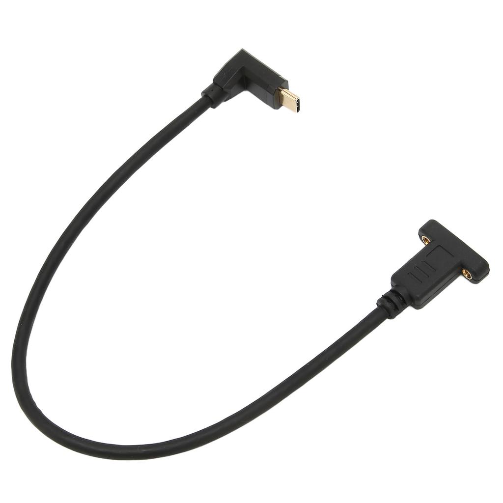 Удлинительный кабель Type-C папа-мама USB 3.1, стабильный, быстрый, адаптер Type-C папа-мама с отверстием для винта для крепления на панели