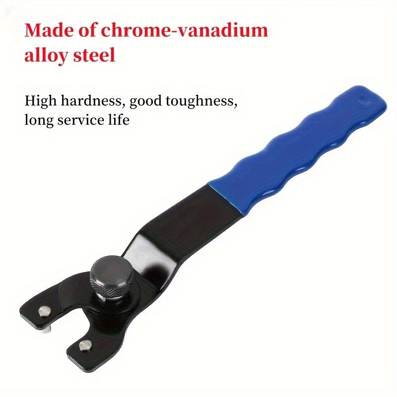 1pc Adjustable Angle Wrench For Angle Grinders, High Carbon Steel - Ideal For Polishing & Grinding Machines