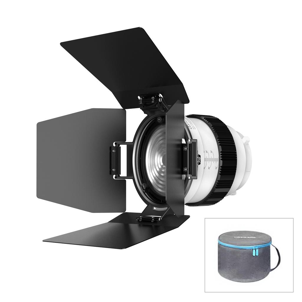 Линза Френеля для крепления Bowens 10 градусов 45 градусов Оптическая фокусировка в 10 раз ярче со съемными 4-лепестковыми шторками