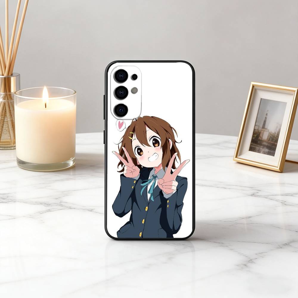 K-K-ON Музыка Y-Юи Х-Хирасава-yh Чехол для телефона для Samsung S25,S24,S21,S22,S23,S30,Ultra,S20,Plus,Fe,Lite,Note,10,Черный чехол
