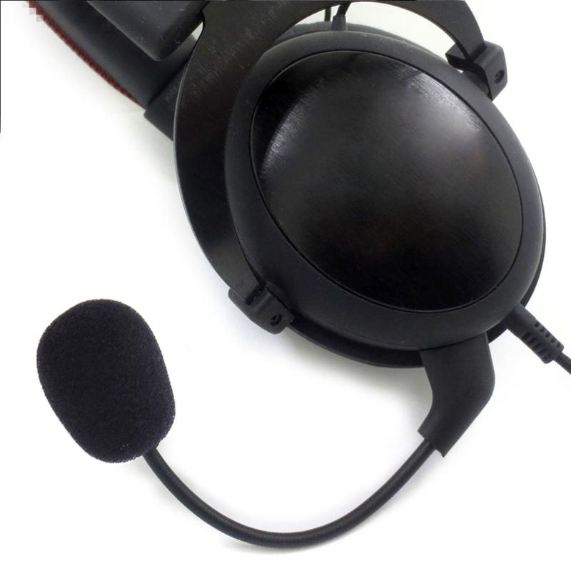 Replacement Mic for Hyper X Cloud 2 II/Hyper X Cloud Sliver Gaming Headset 3.5mm Detachable Microphone