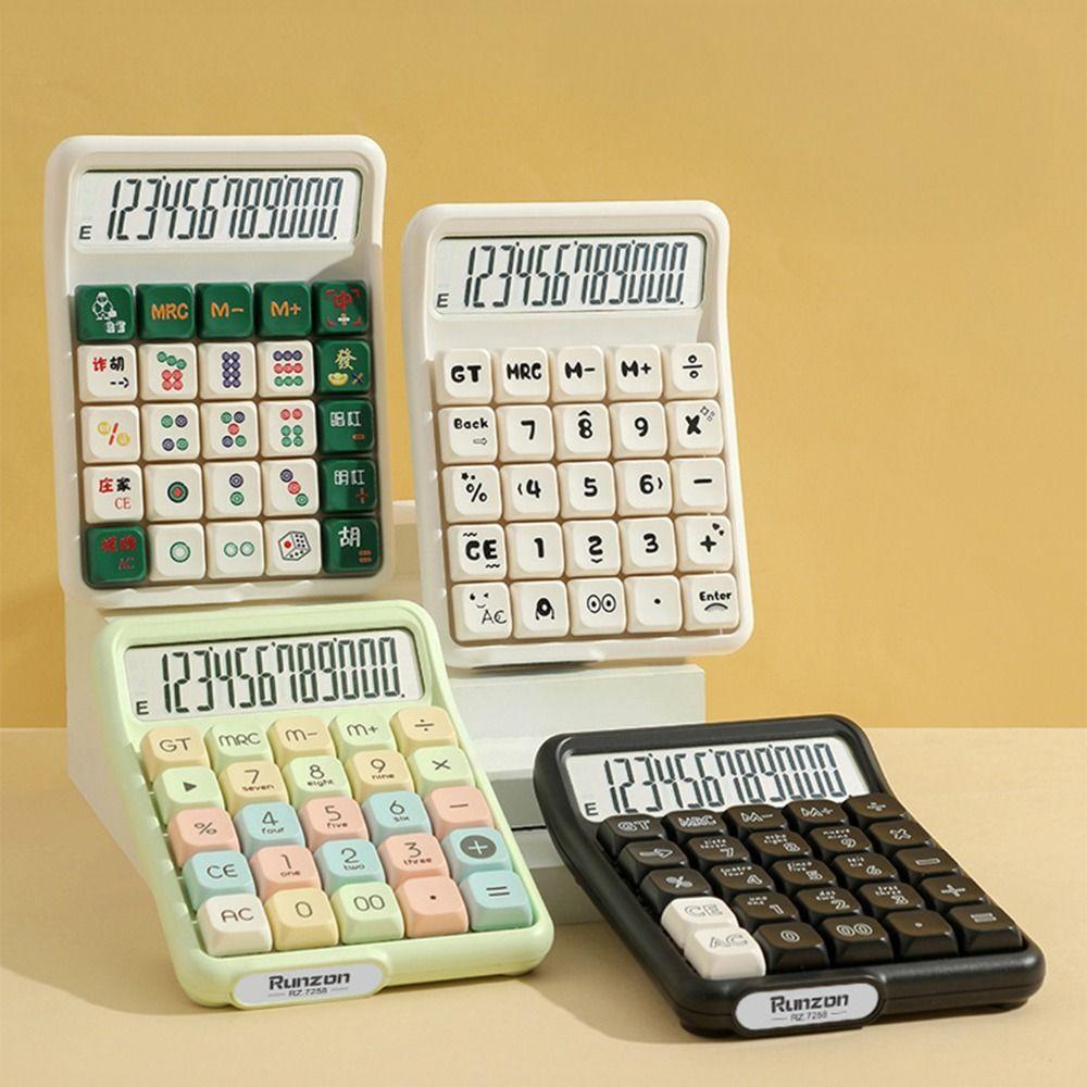 Mechanical Buttons Mute Mahjong-Sound Calculator Arithmetic Calculator  Financial Accounting Tools