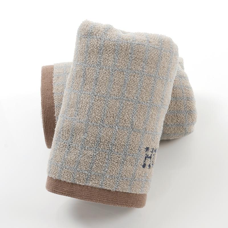 Полосатое хлопковое полотенце с монограммой, узор пони, мультяшное впитывающее цветное тканое полотенце для ванной комнаты