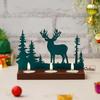 Wooden Reindeer Christmas Tree Decorative Tea Light Candle Holders| Diwali Christmas Decoration Items for Home Decor Office