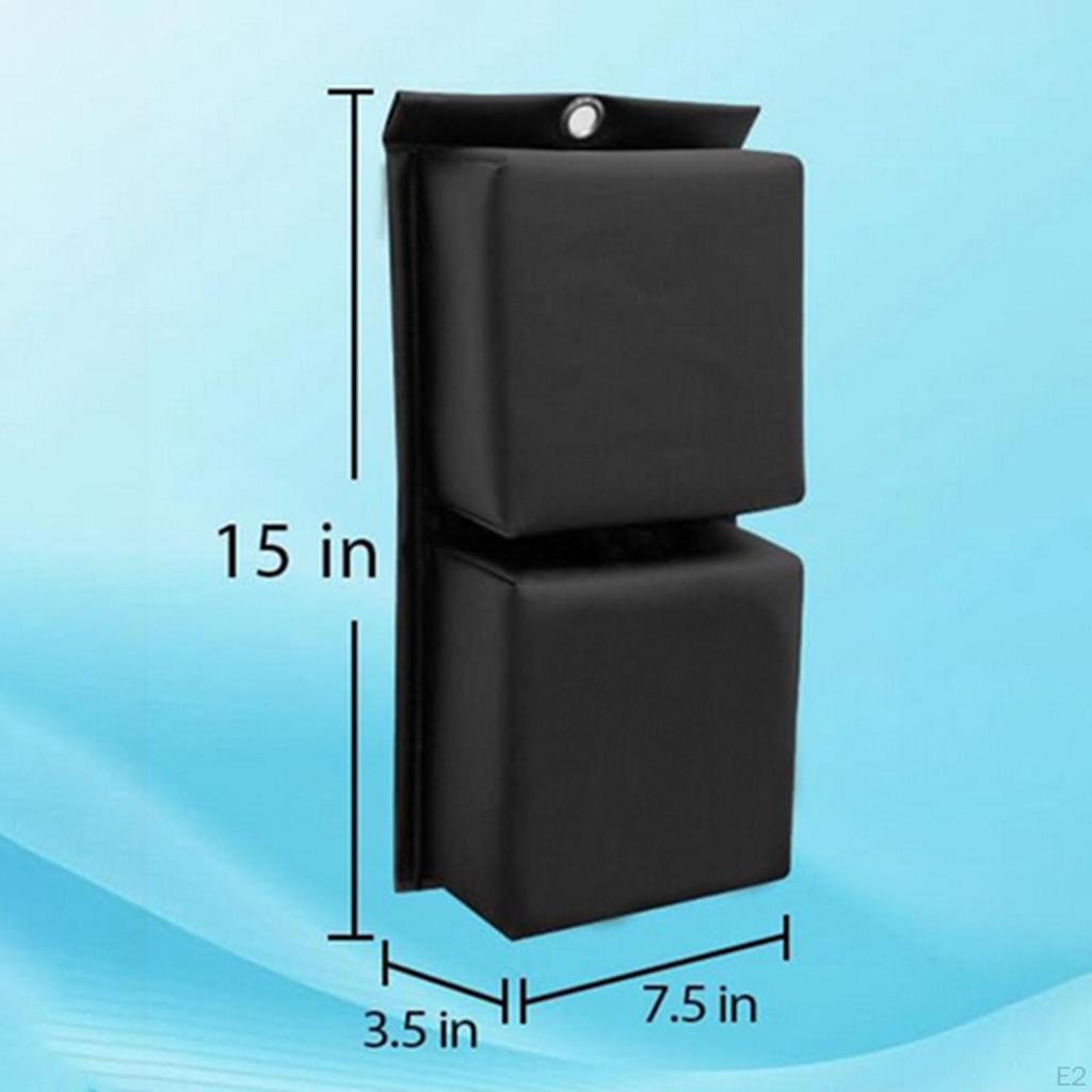 2 шт. Защитное крыло для Pwc, прочное, черное, легко хранить с помощью эластичных шнуров, удобно