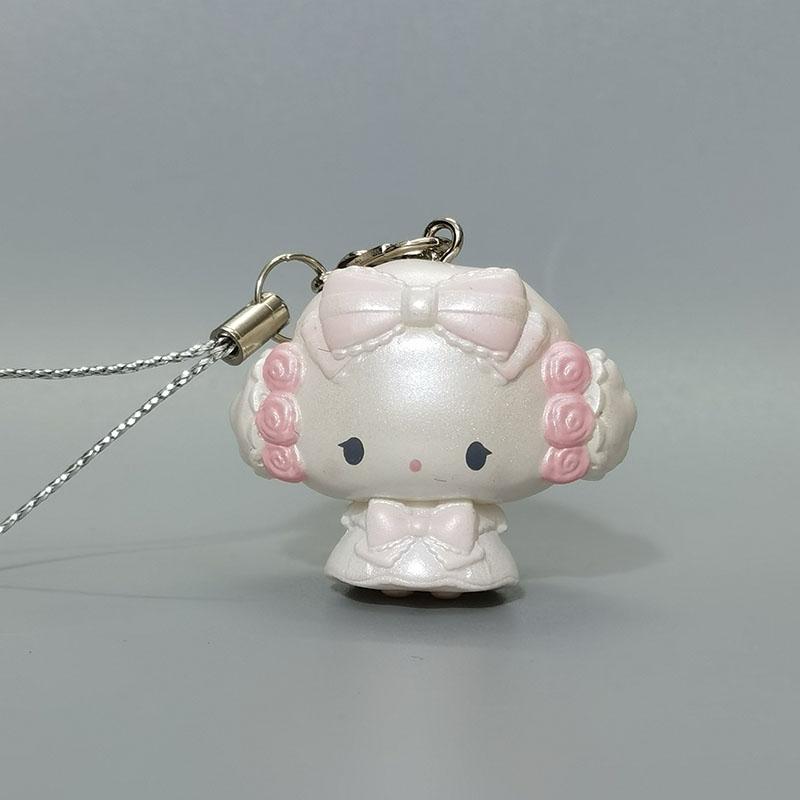 Sanrio Аниме 4 см Брелок Кос Хелло Китти Фигурка Кошки Кукла Кавайная Декор Комнаты Торта Рождественская Игрушка Подарки Для Девочек Детей