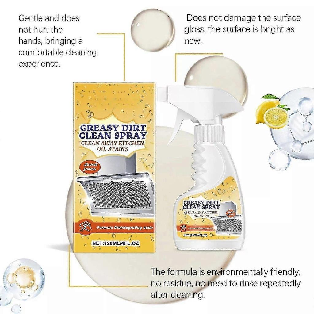 Kitchen Heavy Oil Cleaner, New Degreaser, Powerful Clean Kitchen Oil Stain