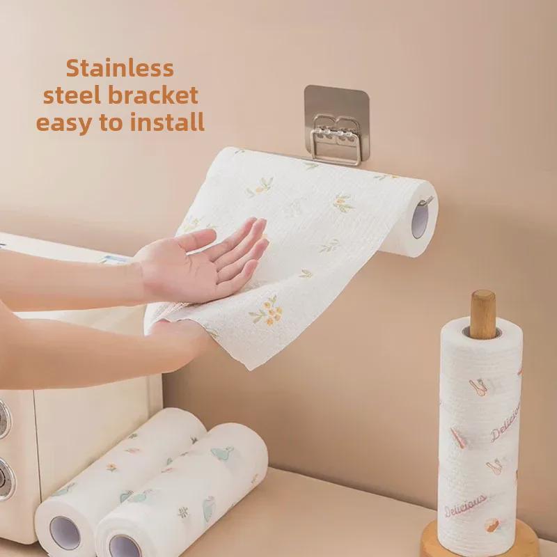 Одноразовая тряпка двойного назначения: Моющийся, впитывающий, нетканый материал для влажного/сухого использования на кухнях без масла