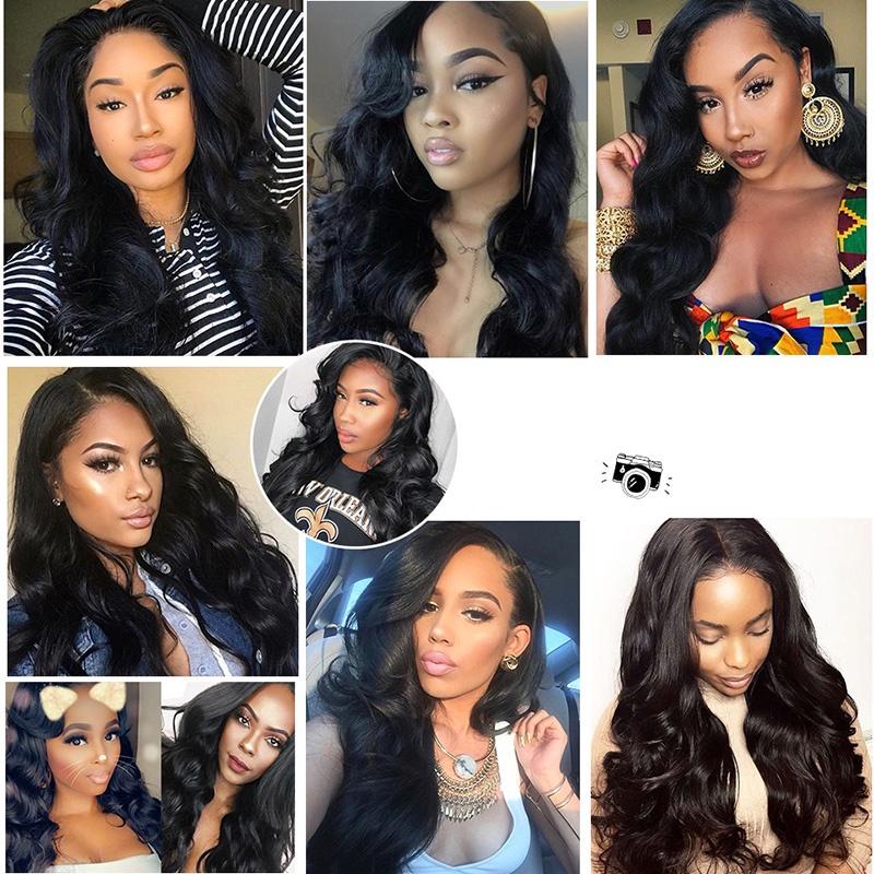Body Wave Lace Front Wigs For Women Featuring Luxurious Pre Plucked Design With Baby Hair