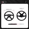 RASTP-Universal 14inch 350mm Racing Steering Wheel Skidproof PU Leather Car Sport Steering Wheels Car Accessories STW080