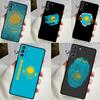 Чехол с флагом Казахстана для Samsung Galaxy S24 Ultra S22 Plus S20 S21 FE S8 S9 S10 Note 10 20 S23 Ultra Cover