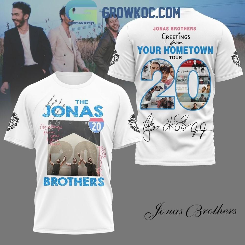 Jonas Brothers Greeting From Your Hometown Tour TShirt Unisex T-Shirt