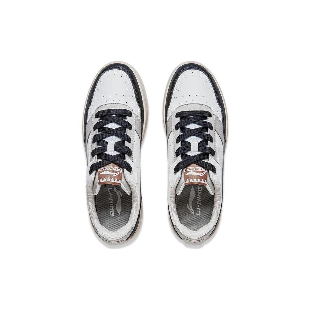 Кроссовки мужские LiNing Lightweight Skate Shoes Low-Top White Black Gray AGCT401-5