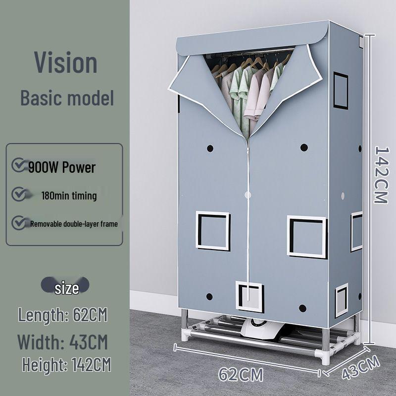 Утолщенный стальной каркас с тканевыми стенками, гардероб для спальни или общежития, зимний стиль