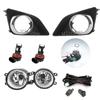 Fog Lights Led for Toyota Corolla 2007 2008 2009 2010 Fog Lamp Assembly Chrome Cover Grill Bezel Headlights car accessories