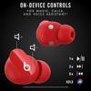 2025 Studio Buds - Полностью беспроводные наушники с шумоподавлением - Совместимы с Apple и Android - Красные