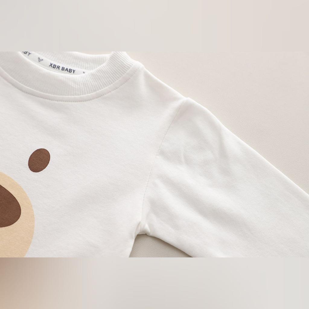 Детский повседневный комплект с длинным рукавом, удобные наряды для повседневной носки