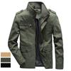 Men's Casual Jacket Cotton Coats Standing Collar Men's Jacket