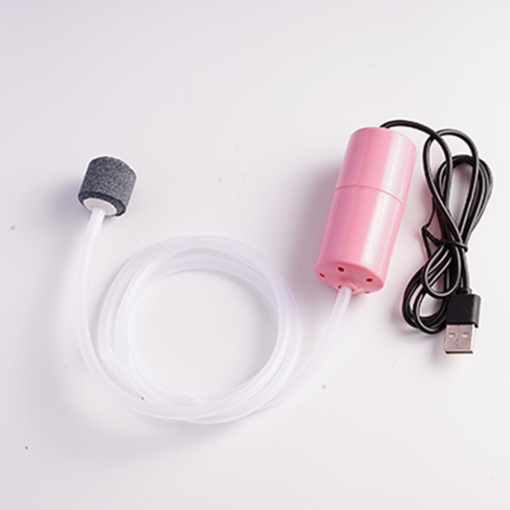 Бесшумный оксигенатор, небольшой кислородный насос, портативный мини-USB-зарядный насос для аквариума, кислородный насос для рыбоводства, принадлежности для аквариума