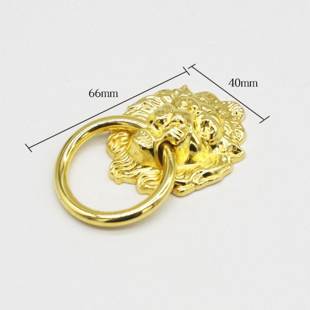 Декоративная ручка-скоба для двери Античная львиная голова Ручки для кухонного шкафа Новые ручки для ящиков