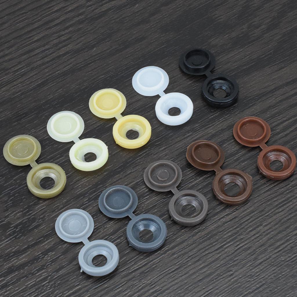 100 шт. Саморез с крестообразной крышкой Декоративная заглушка для отверстия Саморез с крышкой