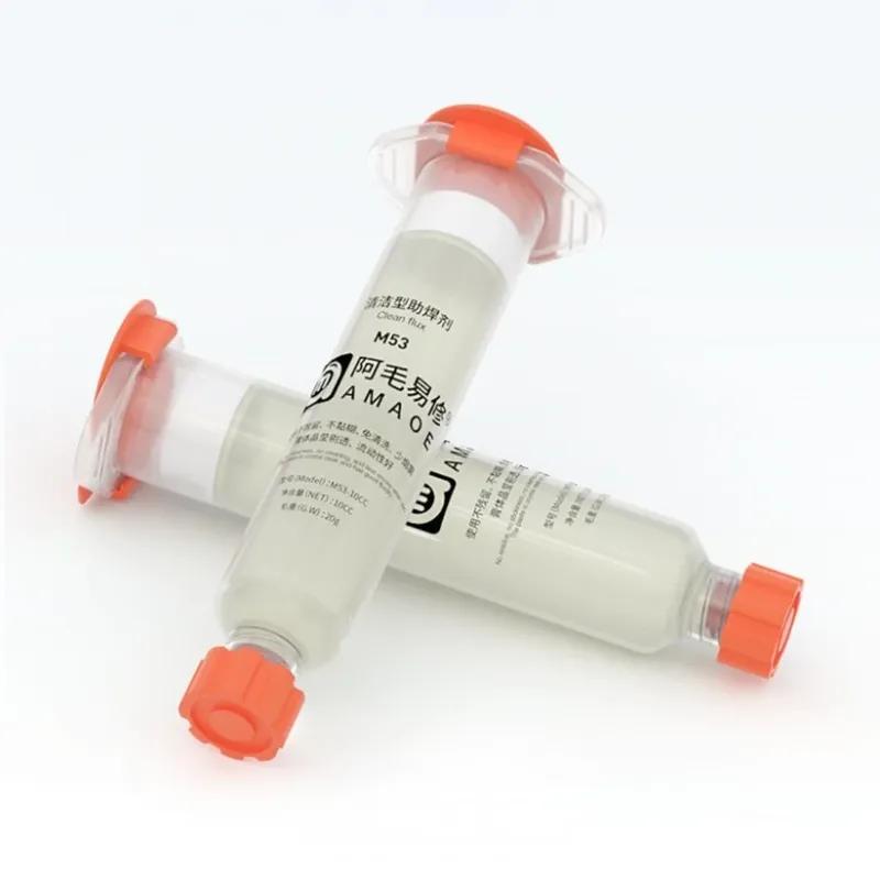 Amaoe M53 10cc No Clean Smooth Flow Tracky Soldering Flux Paste for Mobile Phone Laptops CPU BGA