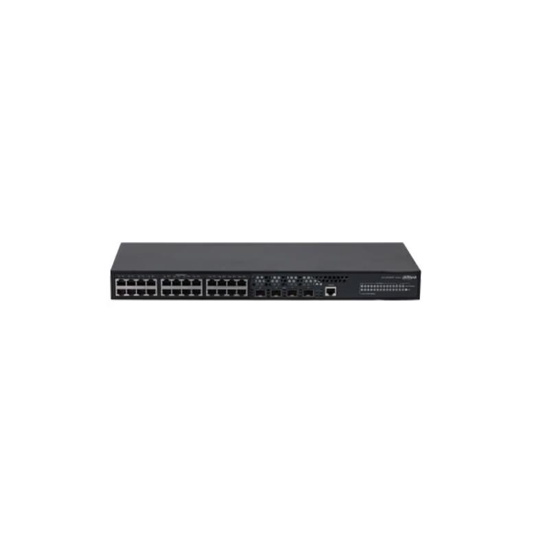 Dahua Enterprise Layer 3 Managed 24-Port Gigabit Switch with 4x 10G SFP+ CN plug (adapter included)