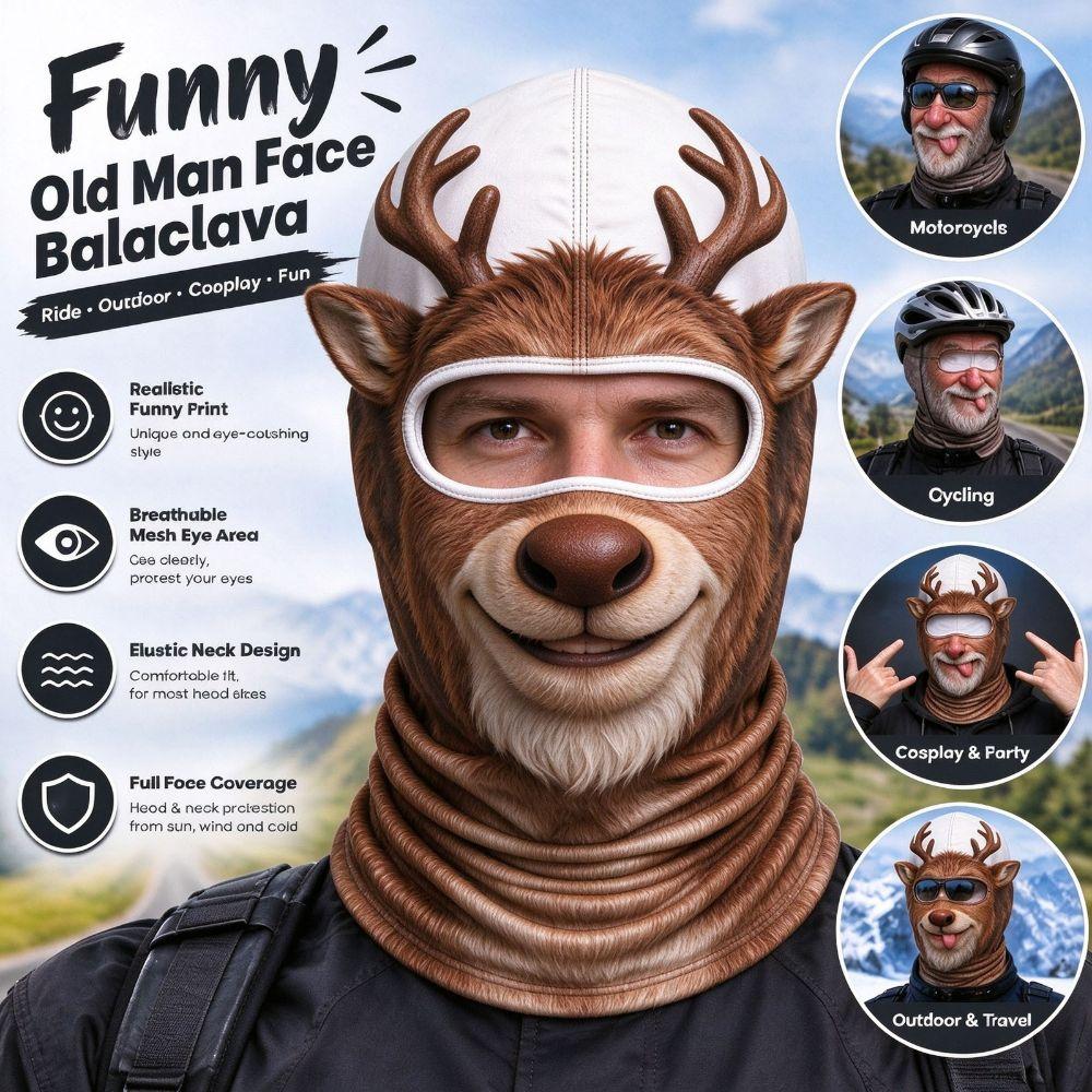 Funny Motorcycle Riding Mask Unisex Size Motorcycle Ski Face Mask Party Events