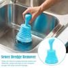 With Large Bellow Bathroom Powerful Plunger Manual Pipe Cleaner Powerful Sewer Suction Plug  Home