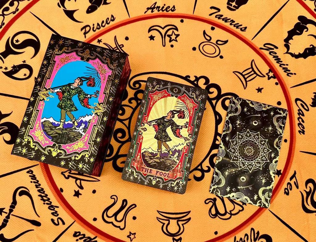 Оригинальная классическая популярная Weta luo карточная настольная игра карта карта карта башня из картона ПЭТ материал водонепроницаемая карта таро для начинающих