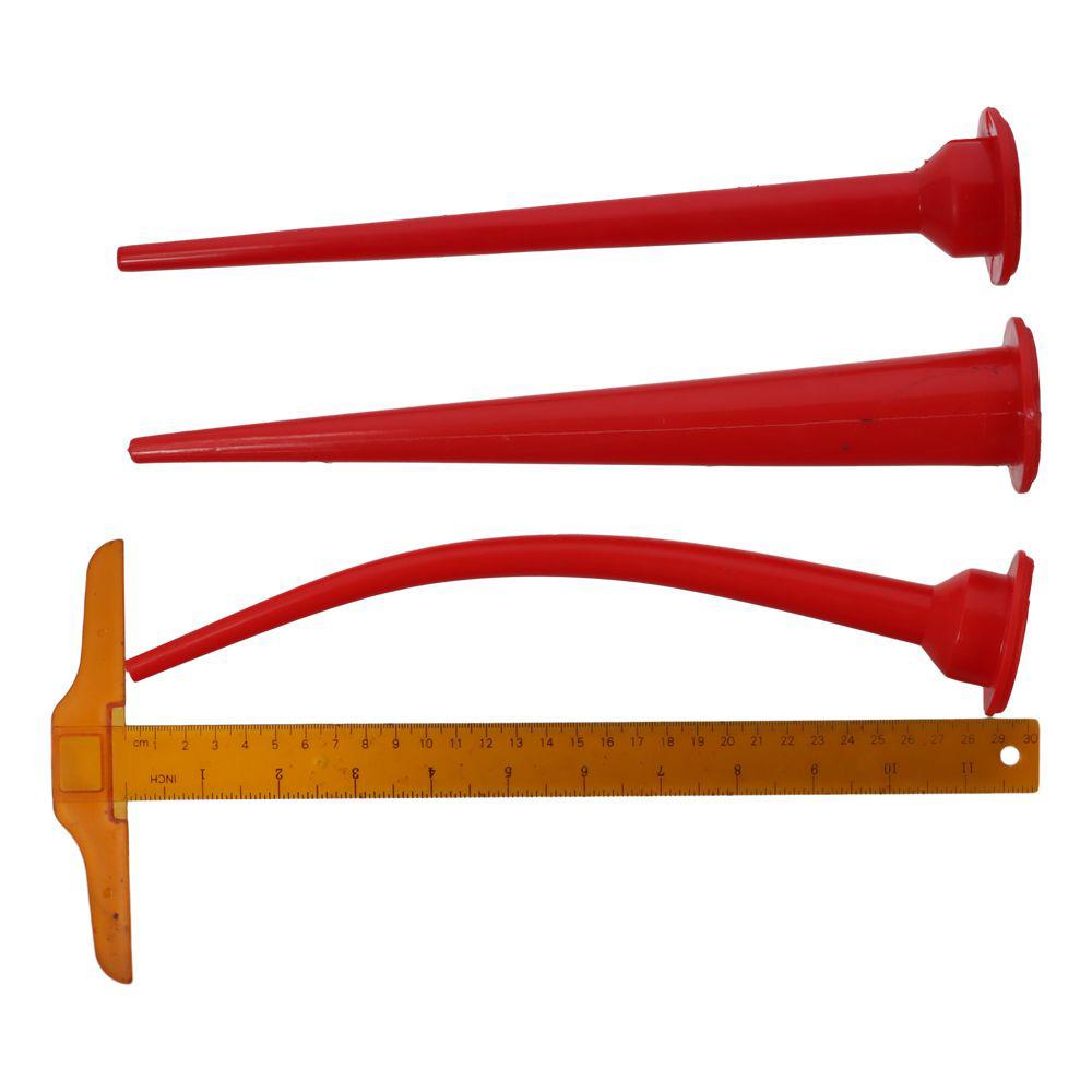 300 мм/11,8 дюймов Насадка для герметизации, красная мягкая резиновая насадка, изогнутая насадка для герметизации колбасных изделий