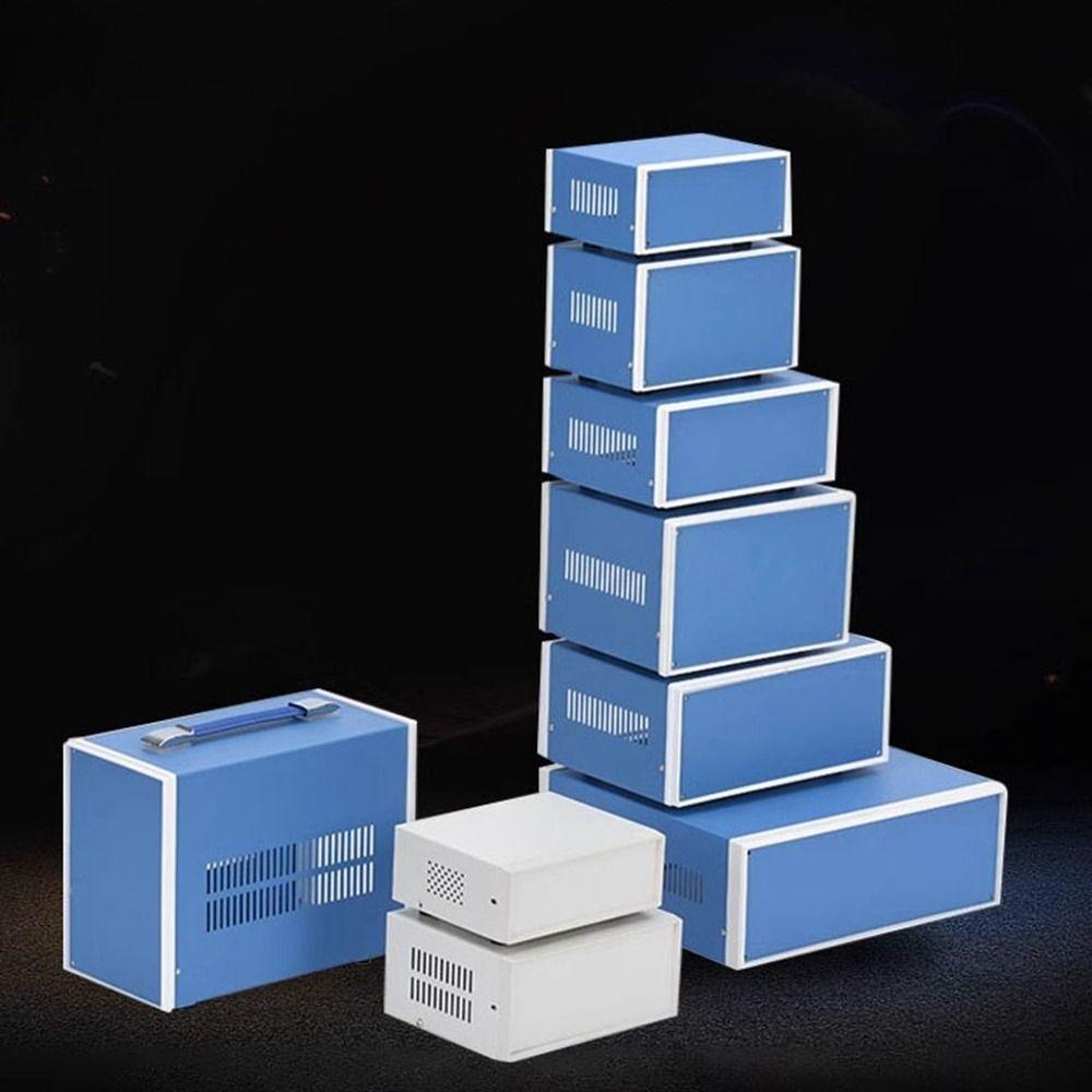 Metal Electronic Module Instrument Housing Blue&White Junction Box  Outdoor Indoor