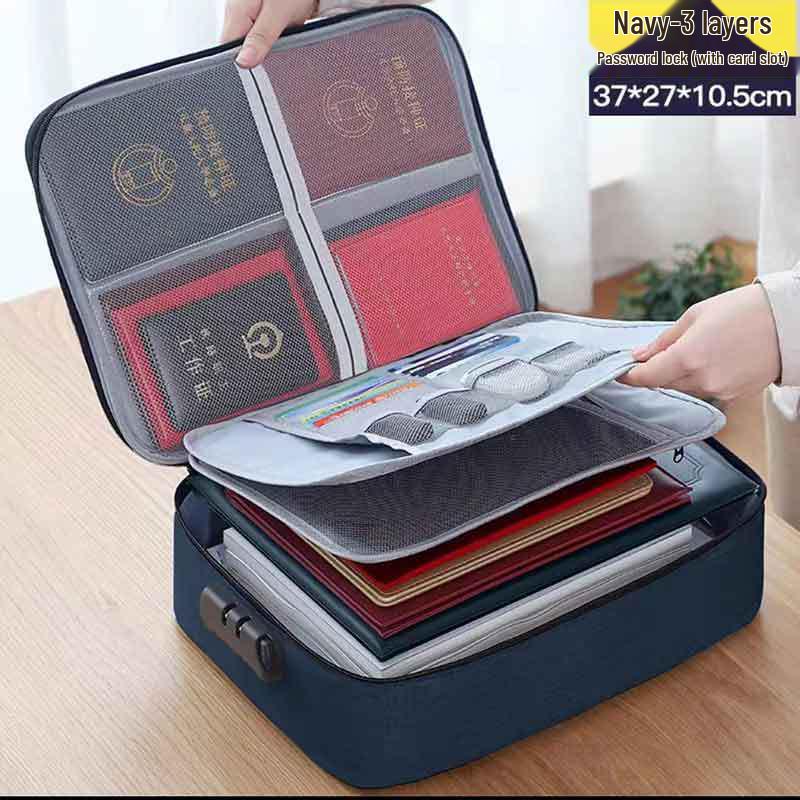 Многослойная дорожная сумка для хранения карт и документов